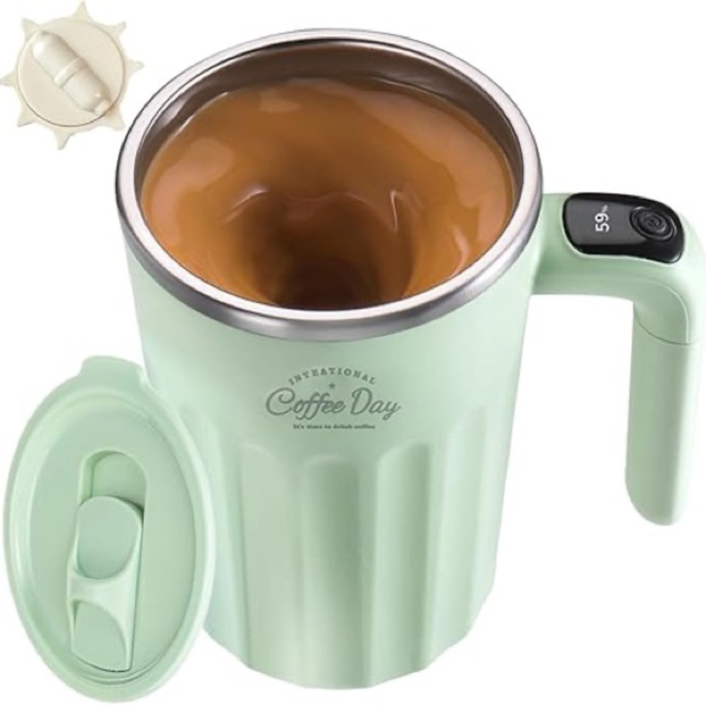 Self-Stirring Coffee Mug Electric Mixing Mug, Coffee Mugs,Suitable Milk, Cocoa
